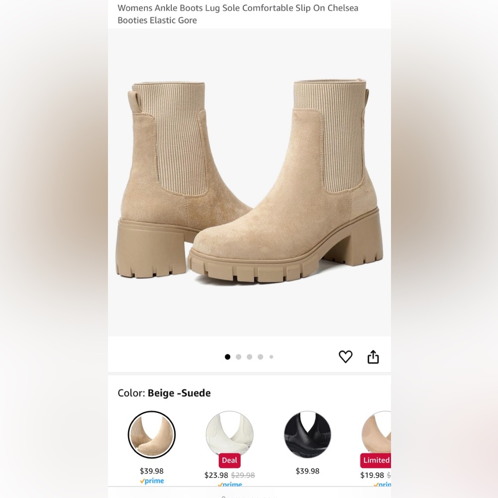 Chelsea Boot Neutral Cream - Picture 6 of 6